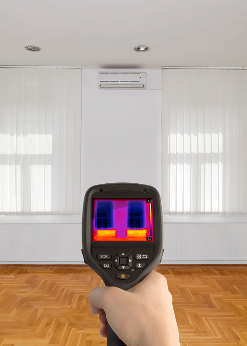 Thermal Camera by security system installation in Mohali team